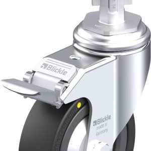Blickle 339424 LKRA-VPA 101K-11-FI-EL-FA-E14 Kółko skrętne z hamulcem Średnica koła: 100 mm Maksymalne obciążenie: 80 kg Blickle 339424 LKRA-VPA 101K-11-FI-EL-FA-E14 Kółko skrętne z hamulcem Średnica koła: 100 mm Maksymalne obciążenie: 80 kg