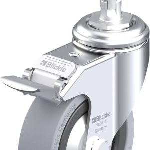 Blickle 328831 LKRA-VPA 101K-11-FI-FA-E11 Kółko skrętne z hamulcem Średnica koła: 100 mm Maksymalne obciążenie: 110 kg 1