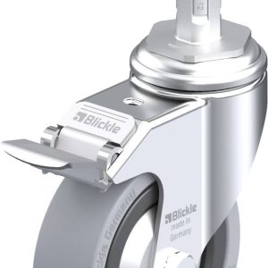 Blickle 327767 LKRA-VPA 101K-11-FI-FA-E12 Kółko skrętne z hamulcem Średnica koła: 100 mm Maksymalne obciążenie: 110 kg 1