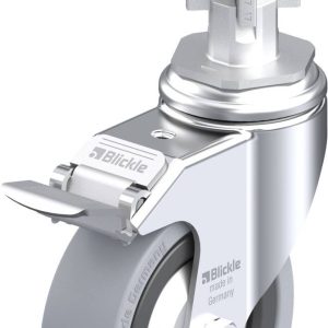 Blickle 744124 LKRA-VPA 101K-11-FI-FA-E17 Kółko skrętne z hamulcem Średnica koła: 100 mm Maksymalne obciążenie: 110 kg 1 Blickle 744124 LKRA-VPA 101K-11-FI-FA-E17 Kółko skrętne z hamulcem Średnica koła: 100 mm Maksymalne obciążenie: 110 kg 1