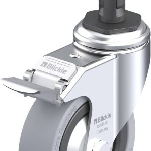 Blickle 848211 LKRA-VPA 101K-11-FI-FA-ER12 Kółko skrętne z hamulcem Średnica koła: 100 mm Maksymalne obciążenie: 110 kg Blickle 848211 LKRA-VPA 101K-11-FI-FA-ER12 Kółko skrętne z hamulcem Średnica koła: 100 mm Maksymalne obciążenie: 110 kg