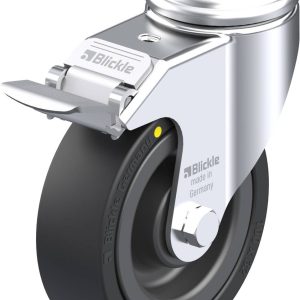 Blickle 225706 LKRA-VPA 101K-FI-EL Kółko skrętne z hamulcem Średnica koła: 100 mm Maksymalne obciążenie: 80 kg 1 szt. Blickle 225706 LKRA-VPA 101K-FI-EL Kółko skrętne z hamulcem Średnica koła: 100 mm Maksymalne obciążenie: 80 kg 1 szt.
