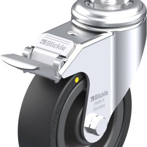Blickle 303388 LKRA-VPA 101K-FI-EL-GS12 Kółko skrętne z hamulcem Średnica koła: 100 mm Maksymalne obciążenie: 80 kg 1 sz Blickle 303388 LKRA-VPA 101K-FI-EL-GS12 Kółko skrętne z hamulcem Średnica koła: 100 mm Maksymalne obciążenie: 80 kg 1 sz