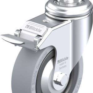 Blickle 330415 LKRA-VPA 101K-FI-FA-GS12 Kółko skrętne z hamulcem Średnica koła: 100 mm Maksymalne obciążenie: 110 kg 1 s Blickle 330415 LKRA-VPA 101K-FI-FA-GS12 Kółko skrętne z hamulcem Średnica koła: 100 mm Maksymalne obciążenie: 110 kg 1 s