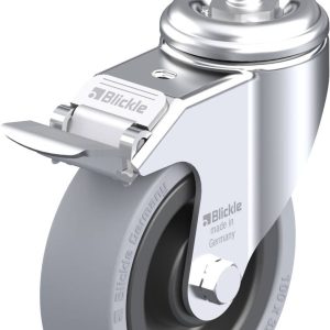 Blickle 302554 LKRA-VPA 101K-FI-GS12 Kółko skrętne z hamulcem Średnica koła: 100 mm Maksymalne obciążenie: 110 kg 1 szt. Blickle 302554 LKRA-VPA 101K-FI-GS12 Kółko skrętne z hamulcem Średnica koła: 100 mm Maksymalne obciążenie: 110 kg 1 szt.