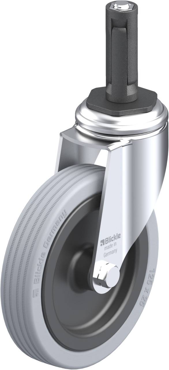 Blickle 848272 LKRA-VPA 125G-11-ER12 Kółko skrętne Średnica koła: 125 mm Maksymalne obciążenie: 100 kg 1 szt. - obrazek 1