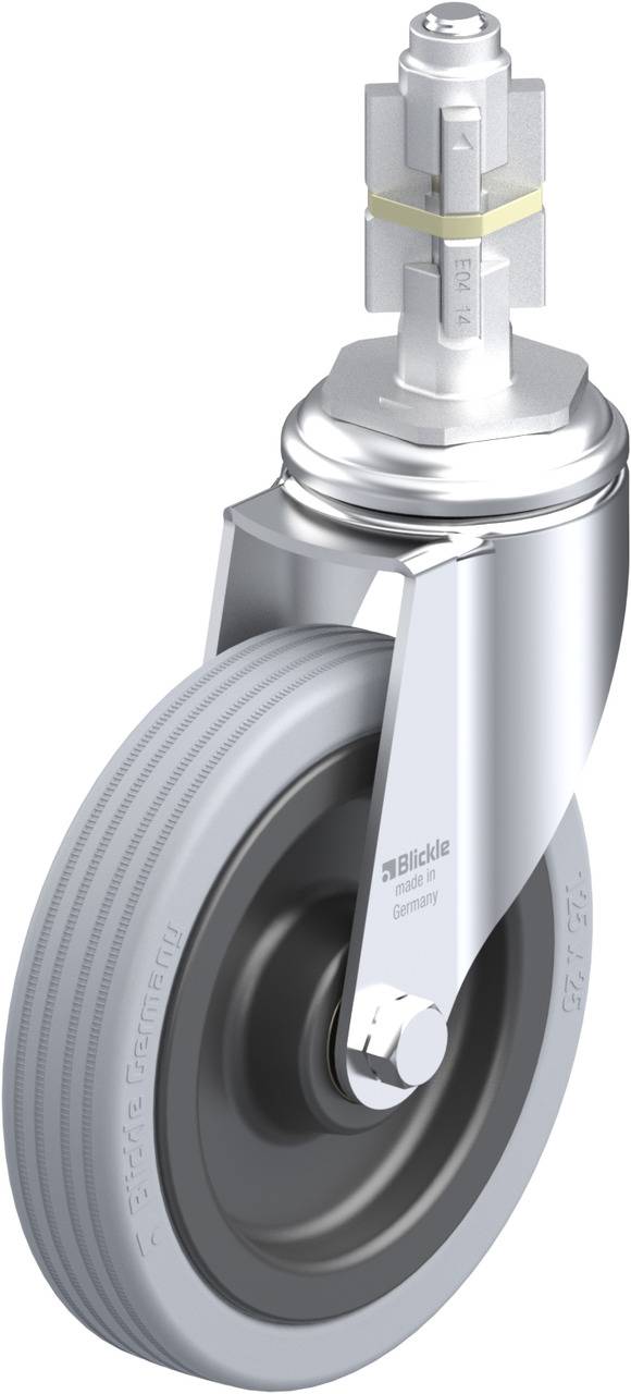 Blickle 420802 LKRA-VPA 125K-11-E14 Kółko skrętne Średnica koła: 125 mm Maksymalne obciążenie: 100 kg 1 szt. - obrazek 1
