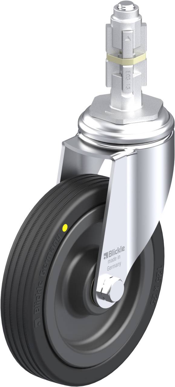 Blickle 740561 LKRA-VPA 125K-11-EL-E13 Kółko skrętne Średnica koła: 125 mm Maksymalne obciążenie: 75 kg 1 szt. - obrazek 1