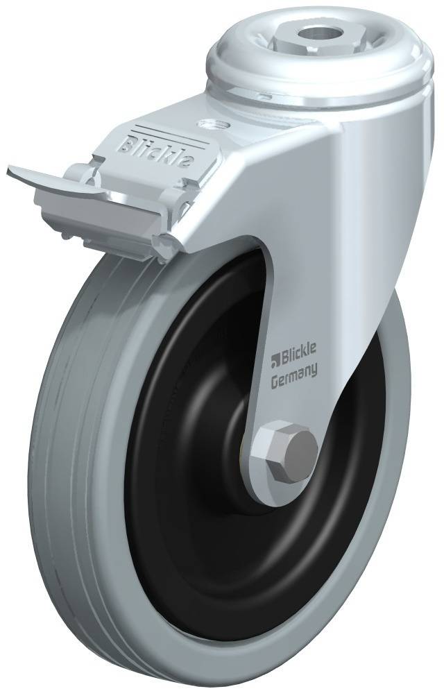 Blickle 576165 LKRA-VPA 125K-11-FI Kółko skrętne z hamulcem Średnica koła: 125 mm Maksymalne obciążenie: 100 kg 1 szt. - obrazek 1