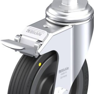 Blickle 477315 LKRA-VPA 125K-11-FI-EL-E13 Kółko skrętne z hamulcem Średnica koła: 125 mm Maksymalne obciążenie: 75 kg 1 Blickle 477315 LKRA-VPA 125K-11-FI-EL-E13 Kółko skrętne z hamulcem Średnica koła: 125 mm Maksymalne obciążenie: 75 kg 1