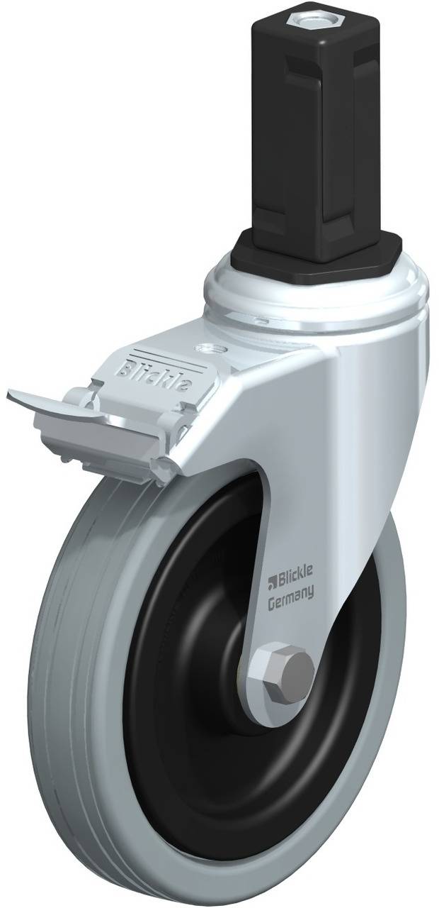 Blickle 848296 LKRA-VPA 125K-11-FI-EV14 Kółko skrętne z hamulcem Średnica koła: 125 mm Maksymalne obciążenie: 100 kg 1 s - obrazek 1