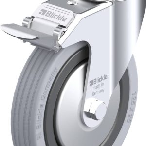 Blickle 610774 LKRA-VPA 125K-11-FI-FA Kółko skrętne z hamulcem Średnica koła: 125 mm Maksymalne obciążenie: 100 kg 1 szt Blickle 610774 LKRA-VPA 125K-11-FI-FA Kółko skrętne z hamulcem Średnica koła: 125 mm Maksymalne obciążenie: 100 kg 1 szt