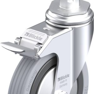 Blickle 607028 LKRA-VPA 125K-11-FI-FA-E17 Kółko skrętne z hamulcem Średnica koła: 125 mm Maksymalne obciążenie: 100 kg 1 Blickle 607028 LKRA-VPA 125K-11-FI-FA-E17 Kółko skrętne z hamulcem Średnica koła: 125 mm Maksymalne obciążenie: 100 kg 1