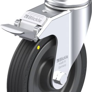 Blickle 456525 LKRA-VPA 125K-FI-EL-GS12 Kółko skrętne z hamulcem Średnica koła: 125 mm Maksymalne obciążenie: 75 kg 1 sz