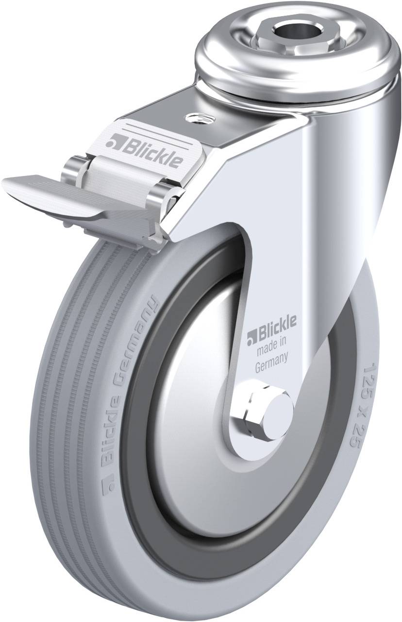 Blickle 224675 LKRA-VPA 125K-FI-FA Kółko skrętne z hamulcem Średnica koła: 125 mm Maksymalne obciążenie: 100 kg 1 szt. - obrazek 1