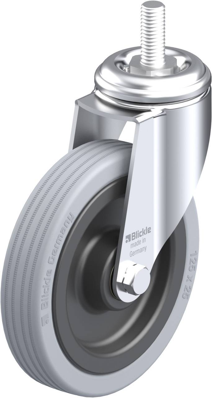 Blickle 292664 LKRA-VPA 125K-GS12 Kółko skrętne Średnica koła: 125 mm Maksymalne obciążenie: 100 kg 1 szt. - obrazek 1