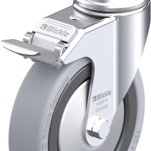 Blickle 292573 LKRA-VPA 126G-FI-FA-GS12 Kółko skrętne z hamulcem Średnica koła: 125 mm Maksymalne obciążenie: 120 kg 1 s