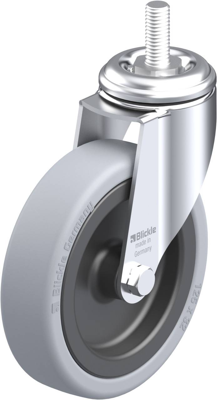 Blickle 326074 LKRA-VPA 126G-GS12 Kółko skrętne Średnica koła: 125 mm Maksymalne obciążenie: 120 kg 1 szt. - obrazek 1