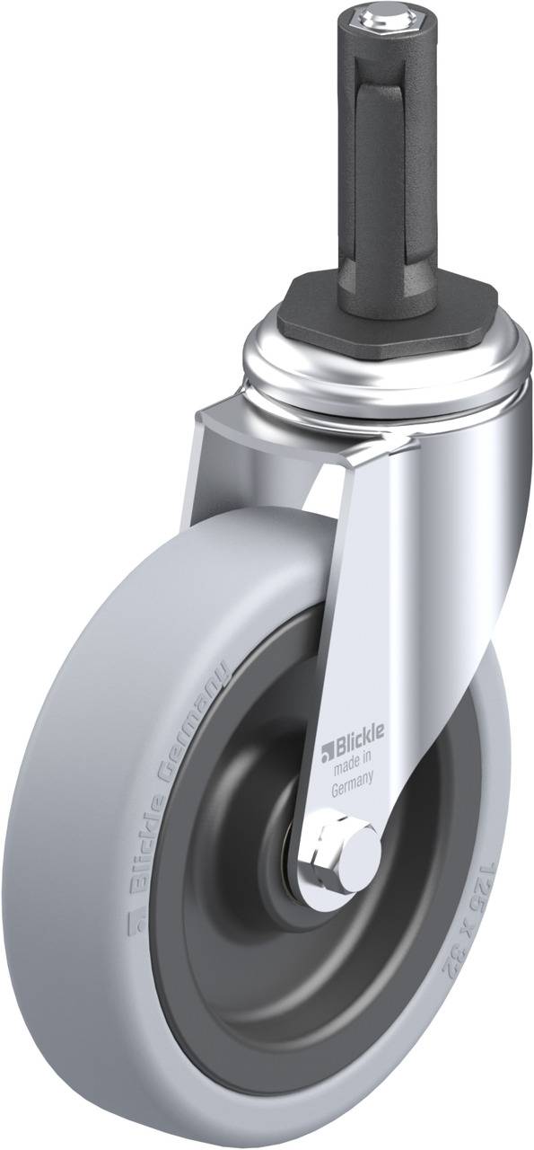 Blickle 848410 LKRA-VPA 126K-11-ER12 Kółko skrętne Średnica koła: 125 mm Maksymalne obciążenie: 120 kg 1 szt. - obrazek 1