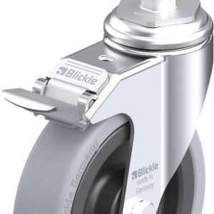 Blickle 311092 LKRA-VPA 126K-11-FI-E12 Kółko skrętne z hamulcem Średnica koła: 125 mm Maksymalne obciążenie: 120 kg 1 sz
