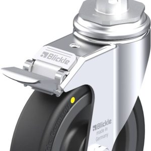 Blickle 613729 LKRA-VPA 126K-11-FI-EL-E17 Kółko skrętne z hamulcem Średnica koła: 125 mm Maksymalne obciążenie: 95 kg 1 Blickle 613729 LKRA-VPA 126K-11-FI-EL-E17 Kółko skrętne z hamulcem Średnica koła: 125 mm Maksymalne obciążenie: 95 kg 1