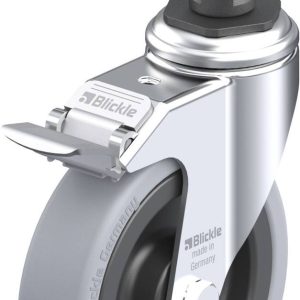 Blickle 848393 LKRA-VPA 126K-11-FI-ER13 Kółko skrętne z hamulcem Średnica koła: 125 mm Maksymalne obciążenie: 120 kg 1 s Blickle 848393 LKRA-VPA 126K-11-FI-ER13 Kółko skrętne z hamulcem Średnica koła: 125 mm Maksymalne obciążenie: 120 kg 1 s