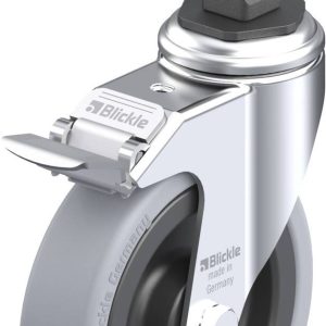 Blickle 848397 LKRA-VPA 126K-11-FI-EV13 Kółko skrętne z hamulcem Średnica koła: 125 mm Maksymalne obciążenie: 120 kg 1 s Blickle 848397 LKRA-VPA 126K-11-FI-EV13 Kółko skrętne z hamulcem Średnica koła: 125 mm Maksymalne obciążenie: 120 kg 1 s