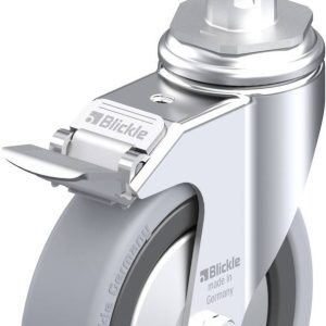 Blickle 705947 LKRA-VPA 126K-11-FI-FA-E17 Kółko skrętne z hamulcem Średnica koła: 125 mm Maksymalne obciążenie: 120 kg 1