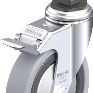 Blickle 848388 LKRA-VPA 126K-11-FI-FA-EV13 Kółko skrętne z hamulcem Średnica koła: 125 mm Maksymalne obciążenie: 120 kg Blickle 848388 LKRA-VPA 126K-11-FI-FA-EV13 Kółko skrętne z hamulcem Średnica koła: 125 mm Maksymalne obciążenie: 120 kg