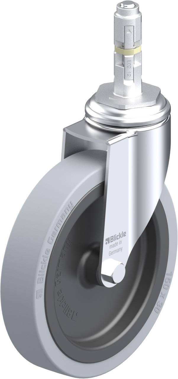 Blickle 300715 LKRA-VPA 150G-11-E12 Kółko skrętne Średnica koła: 150 mm Maksymalne obciążenie: 110 kg 1 szt. - obrazek 1