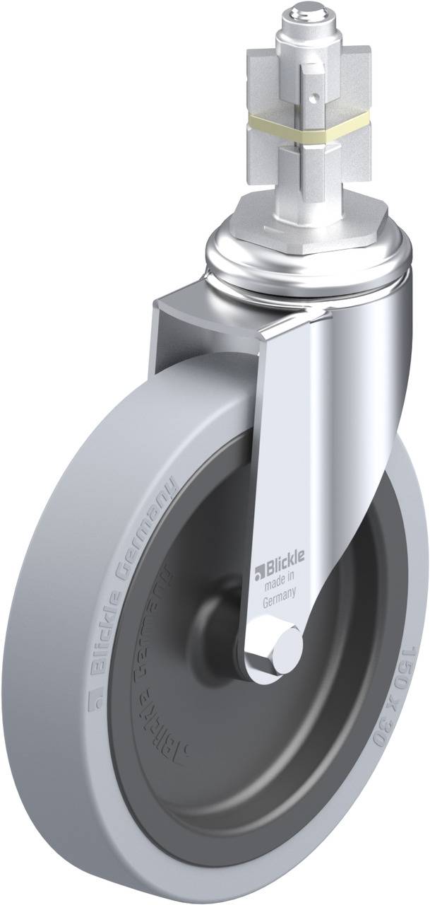 Blickle 750843 LKRA-VPA 150G-11-E15 Kółko skrętne Średnica koła: 150 mm Maksymalne obciążenie: 110 kg 1 szt. - obrazek 1