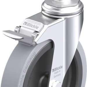Blickle 741354 LKRA-VPA 150G-11-FI-E17 Kółko skrętne z hamulcem Średnica koła: 150 mm Maksymalne obciążenie: 110 kg 1 sz Blickle 741354 LKRA-VPA 150G-11-FI-E17 Kółko skrętne z hamulcem Średnica koła: 150 mm Maksymalne obciążenie: 110 kg 1 sz