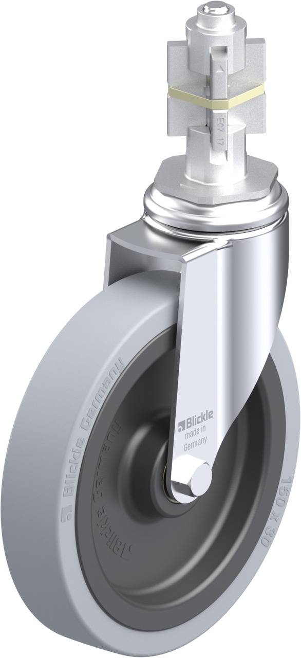 Blickle 753881 LKRA-VPA 150K-11-E17 Kółko skrętne Średnica koła: 150 mm Maksymalne obciążenie: 110 kg 1 szt. - obrazek 1