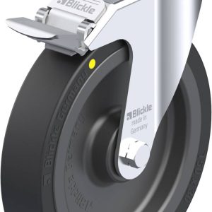 Blickle 664805 LKRA-VPA 150K-11-FI-EL Kółko skrętne z hamulcem Średnica koła: 150 mm Maksymalne obciążenie: 100 kg 1 szt Blickle 664805 LKRA-VPA 150K-11-FI-EL Kółko skrętne z hamulcem Średnica koła: 150 mm Maksymalne obciążenie: 100 kg 1 szt