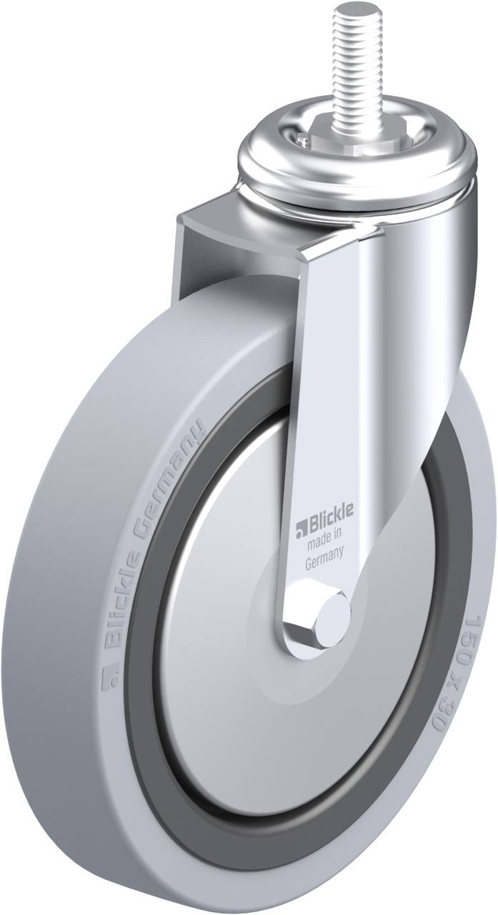 Blickle 350306 LKRA-VPA 150K-FA-GS12 Kółko skrętne Średnica koła: 150 mm Maksymalne obciążenie: 110 kg 1 szt. - obrazek 1