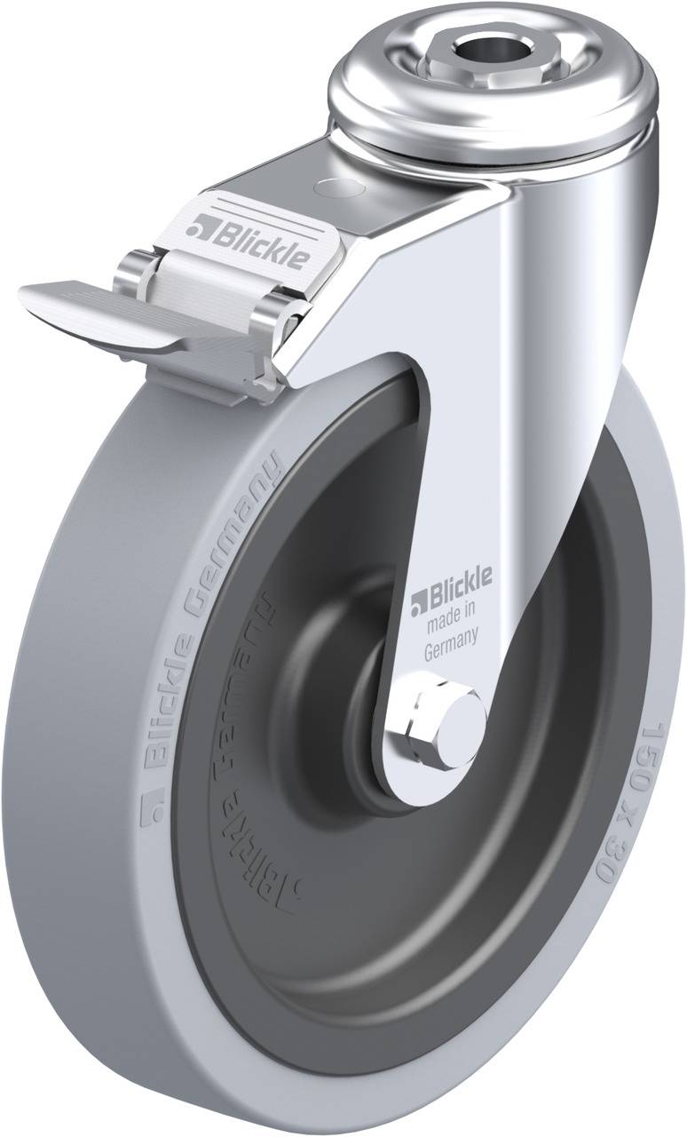 Blickle 289371 LKRA-VPA 150K-FI Kółko skrętne z hamulcem Średnica koła: 150 mm Maksymalne obciążenie: 110 kg 1 szt. - obrazek 1