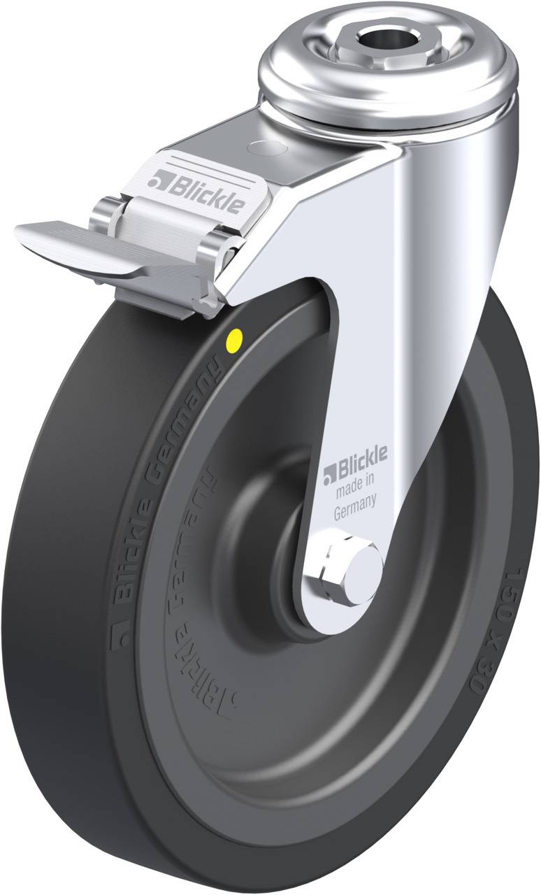 Blickle 345595 LKRA-VPA 150K-FI-EL Kółko skrętne z hamulcem Średnica koła: 150 mm Maksymalne obciążenie: 100 kg 1 szt. - obrazek 1