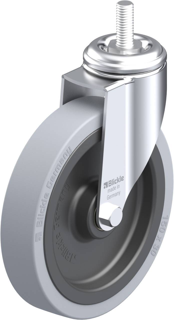 Blickle 310441 LKRA-VPA 150K-GS12 Kółko skrętne Średnica koła: 150 mm Maksymalne obciążenie: 110 kg 1 szt. - obrazek 1