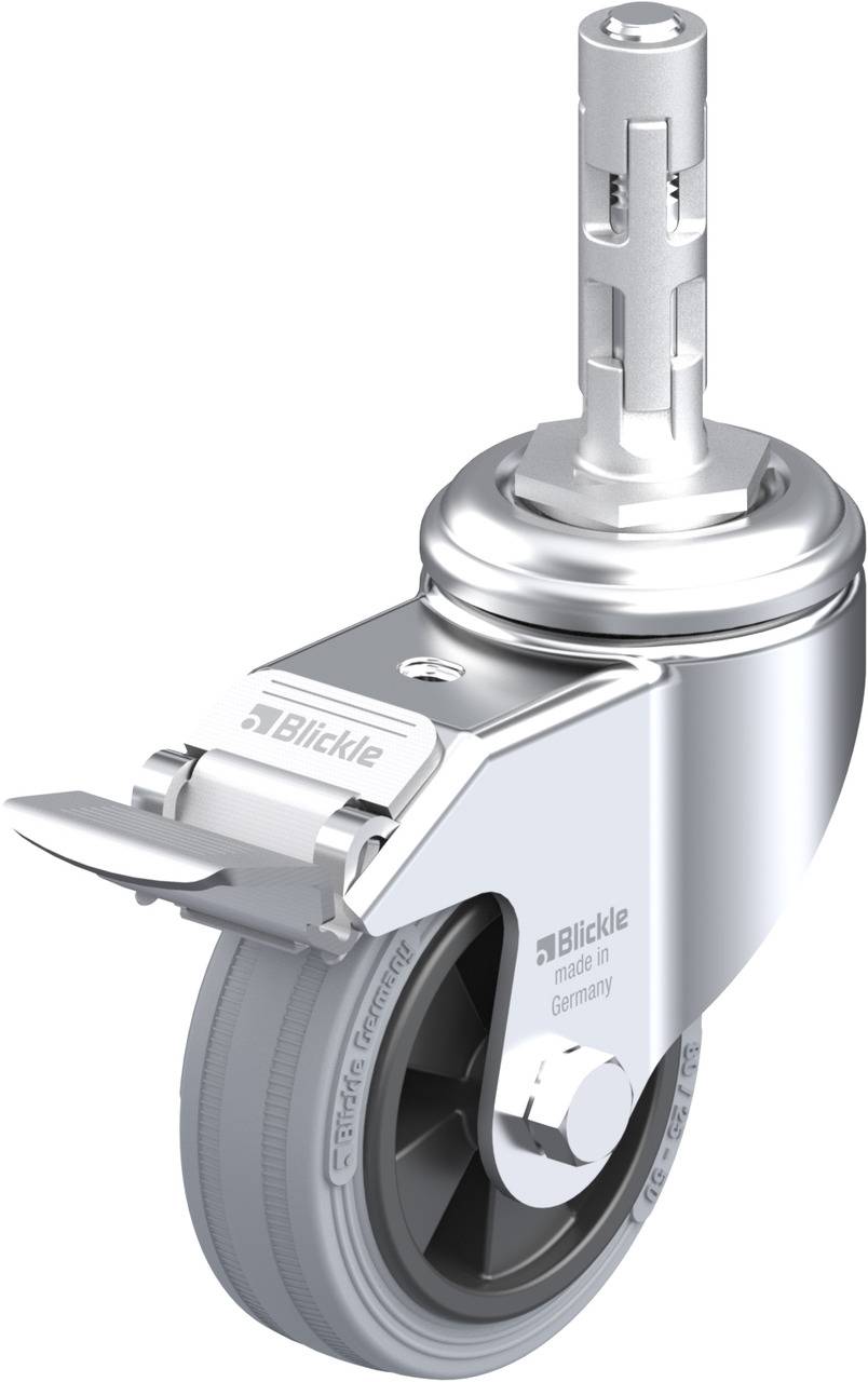 Blickle 358408 LKRA-VPA 80G-11-FI-E11 Kółko skrętne z hamulcem Średnica koła: 80 mm Maksymalne obciążenie: 80 kg 1 szt. - obrazek 1