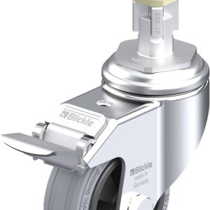 Blickle 327122 LKRA-VPA 80G-11-FI-E13 Kółko skrętne z hamulcem Średnica koła: 80 mm Maksymalne obciążenie: 80 kg 1 szt.