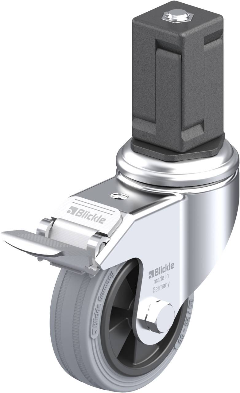 Blickle 848079 LKRA-VPA 80G-11-FI-EV17 Kółko skrętne z hamulcem Średnica koła: 80 mm Maksymalne obciążenie: 80 kg 1 szt. - obrazek 1