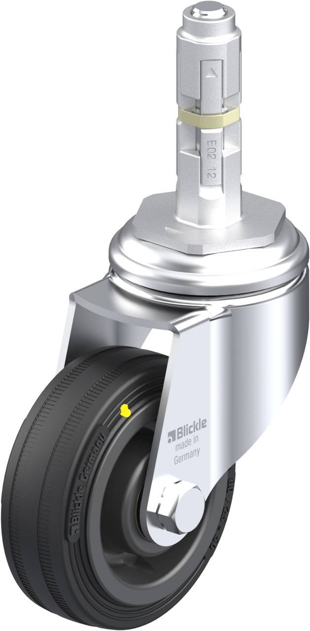 Blickle 750892 LKRA-VPA 80K-11-EL-E12 Kółko skrętne Średnica koła: 80 mm Maksymalne obciążenie: 60 kg 1 szt. - obrazek 1