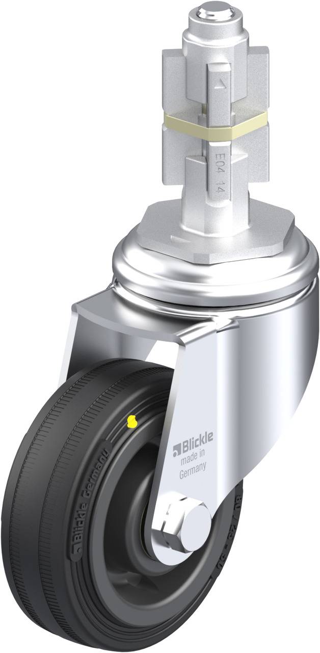 Blickle 694885 LKRA-VPA 80K-11-EL-E14 Kółko skrętne Średnica koła: 80 mm Maksymalne obciążenie: 60 kg 1 szt. - obrazek 1