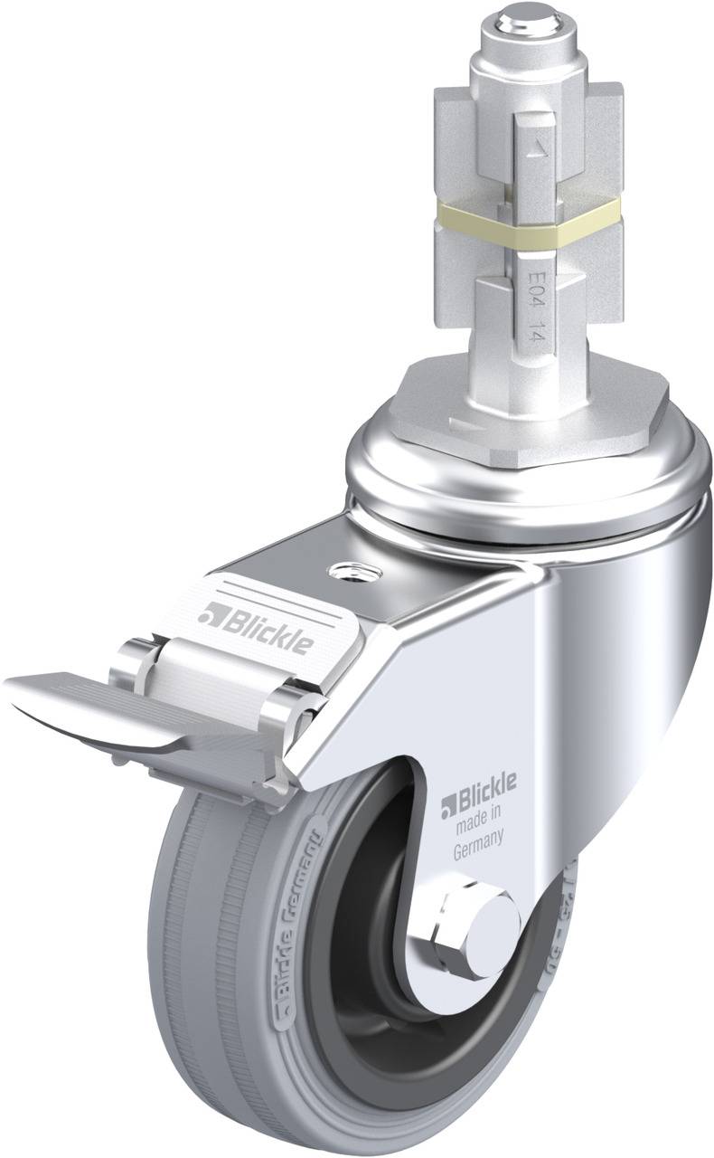 Blickle 323089 LKRA-VPA 80K-11-FI-E14 Kółko skrętne z hamulcem Średnica koła: 80 mm Maksymalne obciążenie: 80 kg 1 szt. - obrazek 1