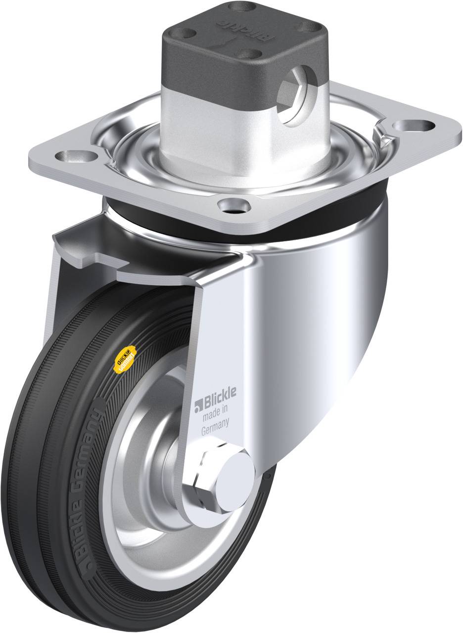 Blickle 850015 LK-RD 100R-1-CS11 Kółko skrętne z hamulcem Średnica koła: 100 mm Maksymalne obciążenie: 100 kg 1 szt. - obrazek 1