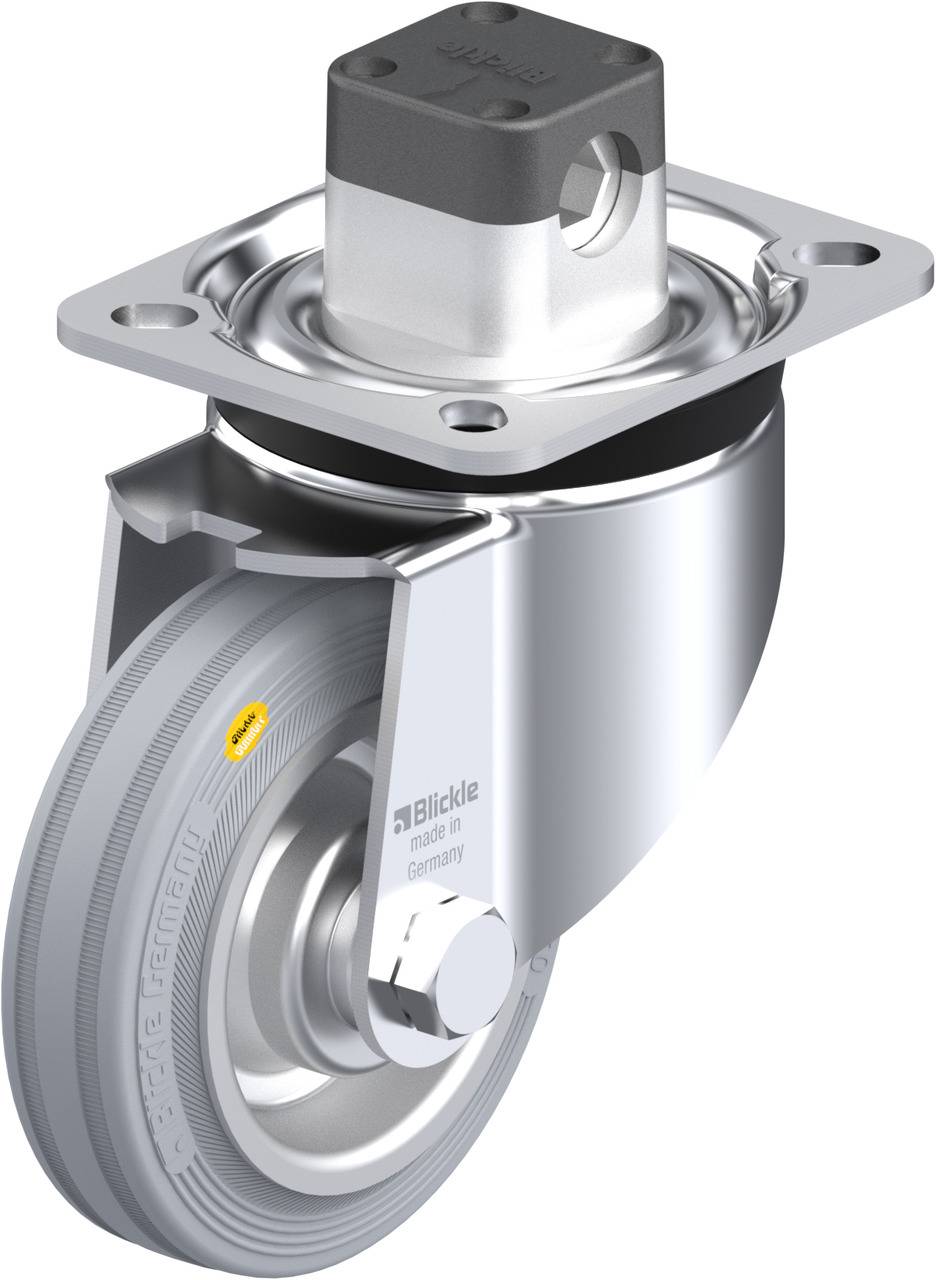 Blickle 850016 LK-RD 100R-1-CS11-VLI Kółko skrętne z hamulcem Średnica koła: 100 mm Maksymalne obciążenie: 100 kg 1 szt. - obrazek 1