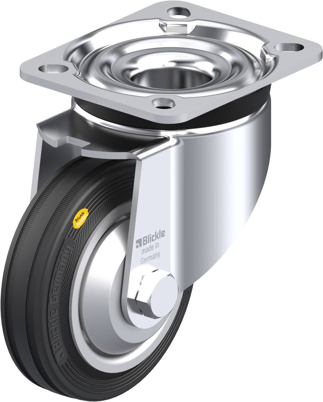 Blickle 322313 LK-RD 100R-1-FA Kółko skrętne Średnica koła: 100 mm Maksymalne obciążenie: 100 kg 1 szt. - obrazek 1