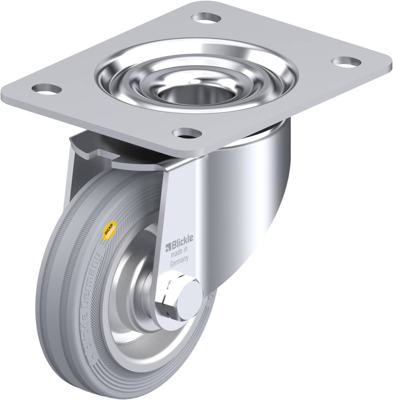 Blickle 531806 LK-RD 100R-3-VLI Kółko skrętne Średnica koła: 100 mm Maksymalne obciążenie: 100 kg 1 szt. - obrazek 1