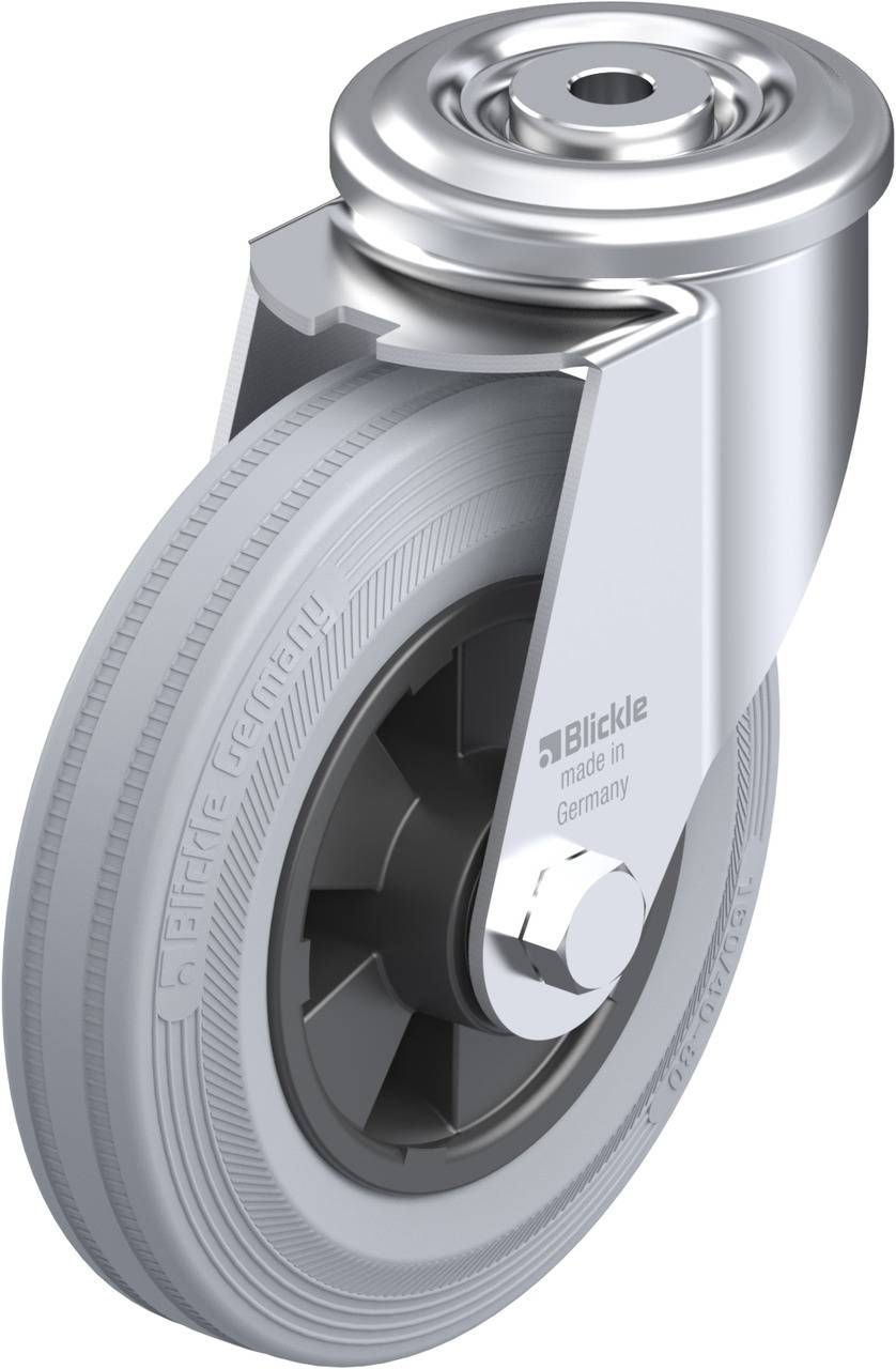 Blickle 703009 LER-VPP 160R-SG Kółko skrętne Średnica koła: 160 mm Maksymalne obciążenie: 135 kg 1 szt. - obrazek 1