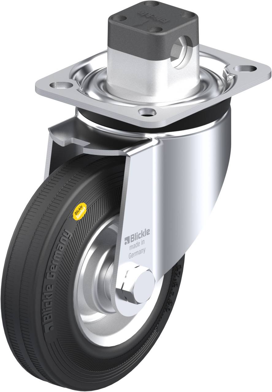 Blickle 850023 LK-RD 125R-1-CS11 Kółko skrętne z hamulcem Średnica koła: 125 mm Maksymalne obciążenie: 120 kg 1 szt. - obrazek 1